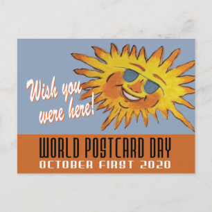World Postcard Day Wish You Were Here Sun