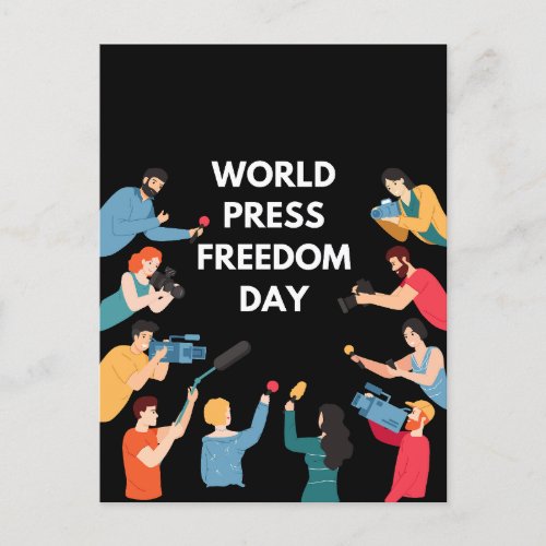 World Press Freedom Day Postcard