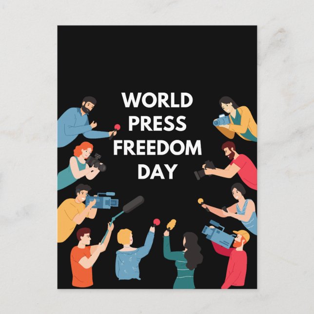 World Press Freedom Day Postcard (Front)