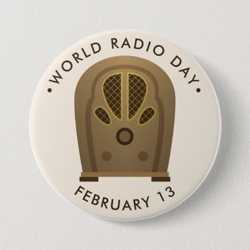 World Radio Day Button