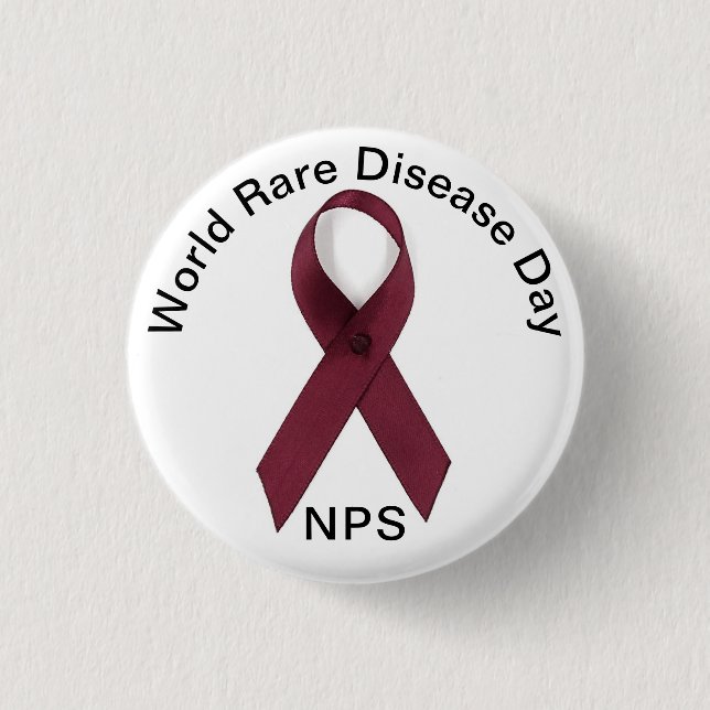 World Rare Disease Day, NPS Button (Front)