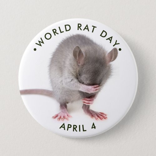 World Rat Day Button