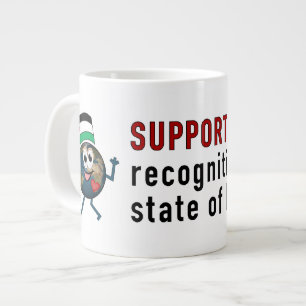 World Recognition of Palestinian Statehood Giant Coffee Mug