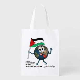 World Recognition of Palestinian Statehood Grocery Bag