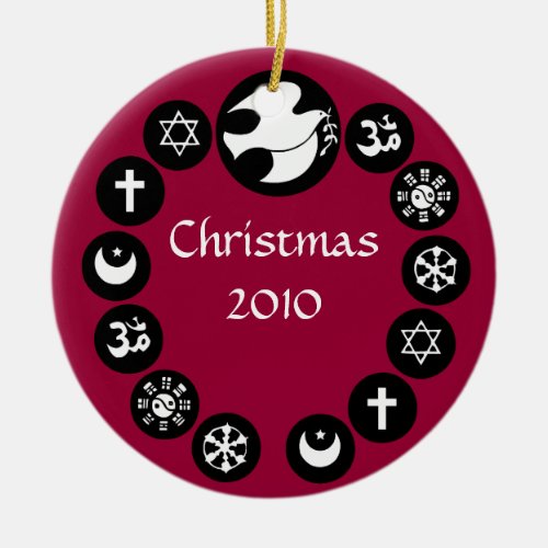 World Religions Holiday Ornament