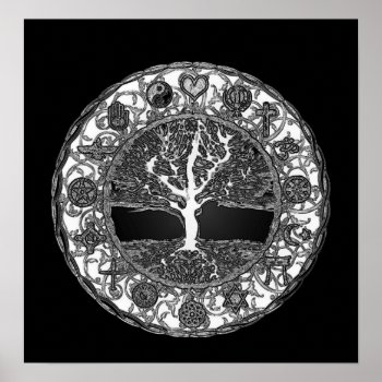World Religions Tree Of Life Poster by thetreeoflife at Zazzle