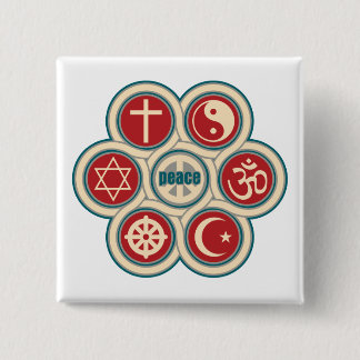 World Religious Peace Button