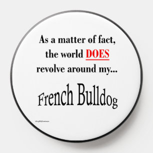 World revolves around French Bulldog PopSocket