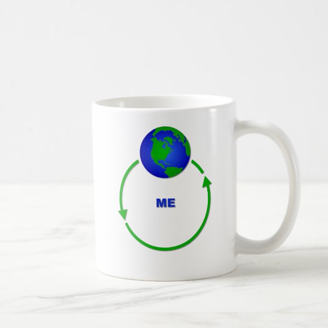 World Revolves Around Me Funny Mug Humor (Right)