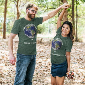 World Revolves Around Us Earth Day Unisex T-Shirt