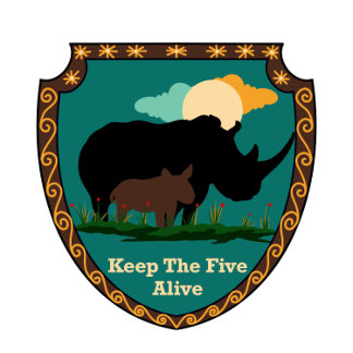 World Rhino Day Keep the Five Alive T-Shirt