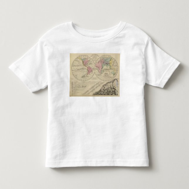 World, river systems toddler t-shirt (Front)