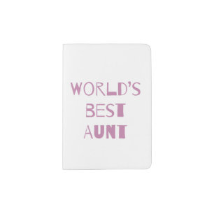 World’s Best Aunt Passport Holder