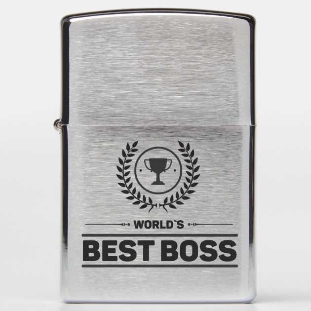 World`s Best BOSS Zippo Lighter | Zazzle