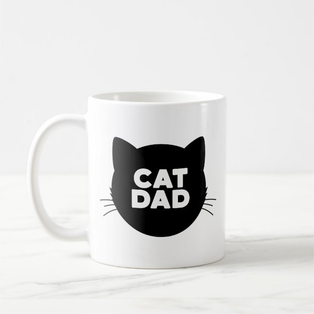 World’s Best Cat Dad Coffee Mug (Left)