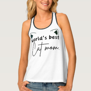 World’s Best Cat Mom Tank – Free-fit 🐾