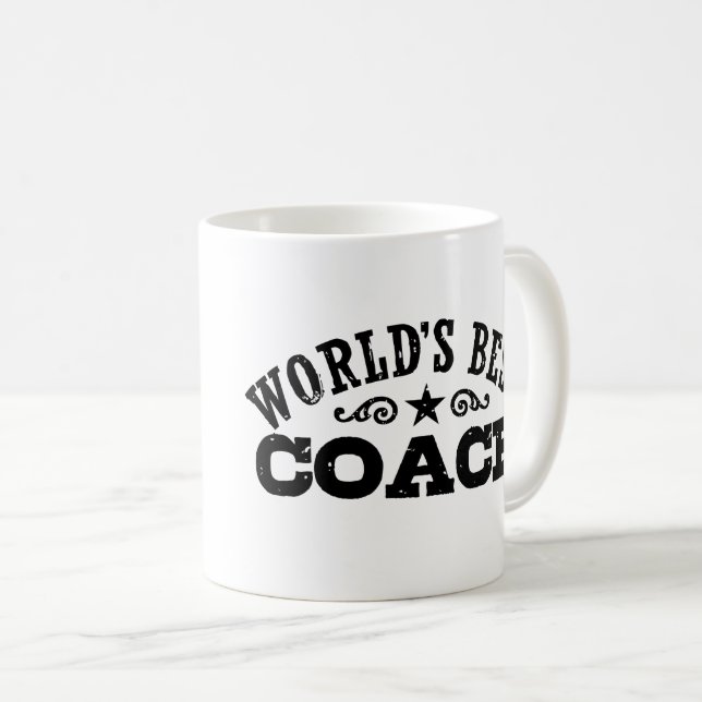World’s Best Coach Coffee Mug (Front Right)