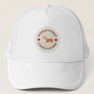 World’s Best Corgi Father Hat Proud Dog Dad Gift