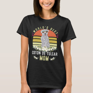 World´s Best Coton De Tulear Mom Dog Mama Funny T-Shirt