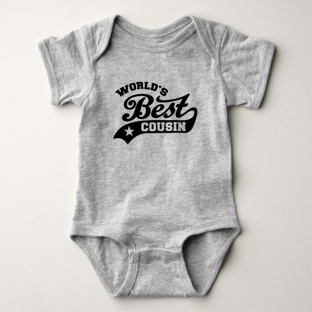 World’s Best Cousin Baby Bodysuit (Front)