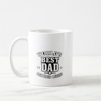 World’s Best Dad – Certified Legend" (Mug) Coffee Mug