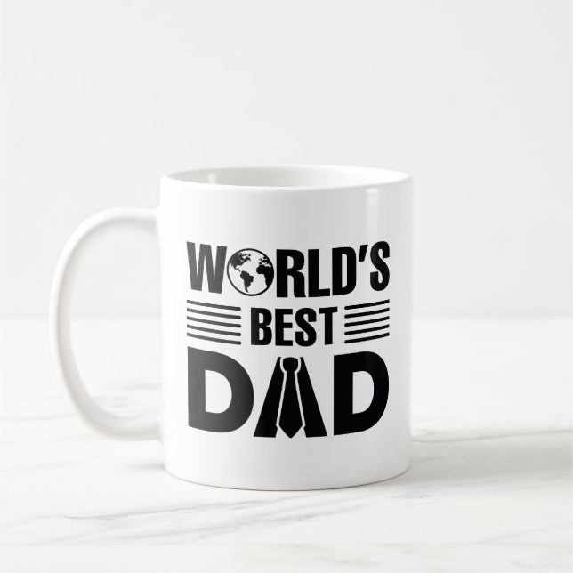 World’s Best Dad Coffee Mug (Left)