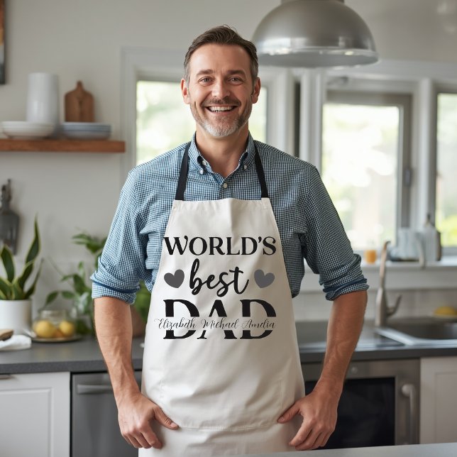 World’s Best Dad Personalized Apron (Creator Uploaded)