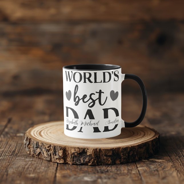 World’s Best Dad Personalized Mug (Creator Uploaded)