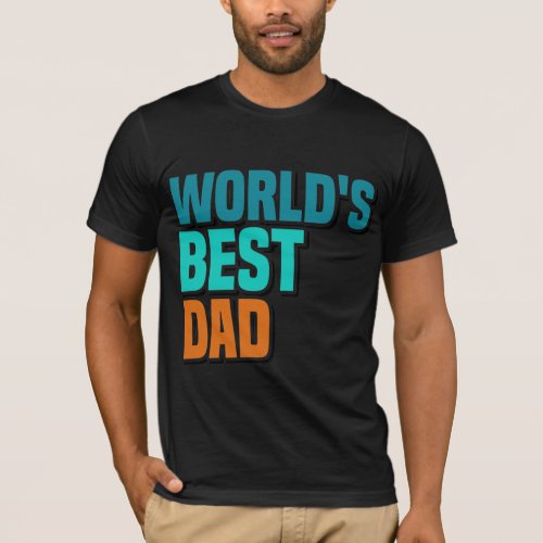 world s best dad svg T_Shirt