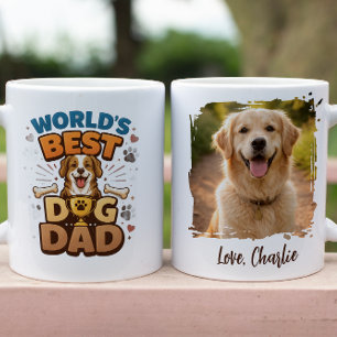 World’s Best Dog Dad Custom Father’s Day Mug