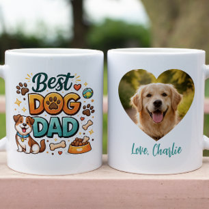 World’s Best Dog Dad Custom Father’s Day Mug