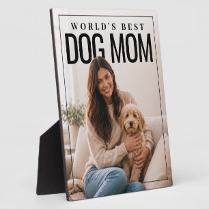 World’s Best Dog Mom PhotoPop Plaque