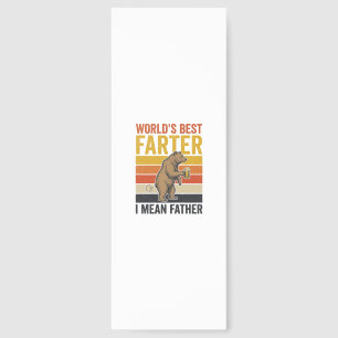 World’s Best Farter Funny Father Bear Bookmarks
