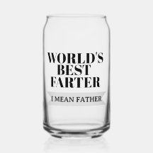 World’s Best Farter I Mean FatherGlass Tumbler