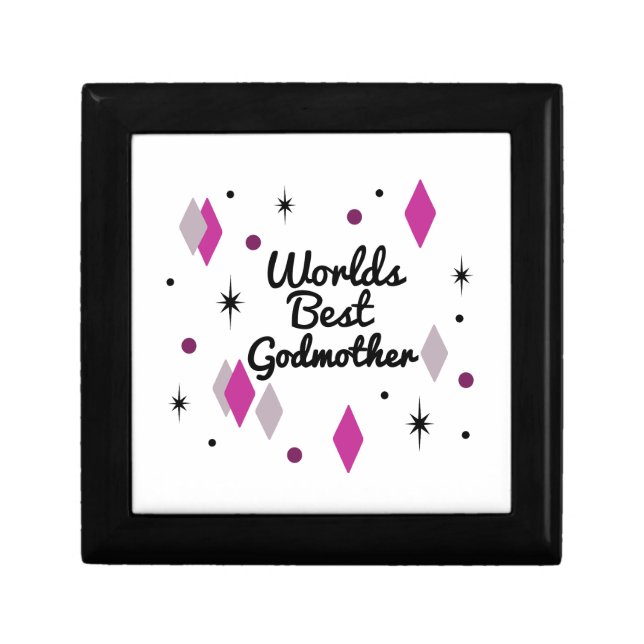 World’s Best Godmother Midcentury Gift Box (Front)