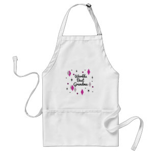 World’s Best Grandma Midcentury Adult Apron