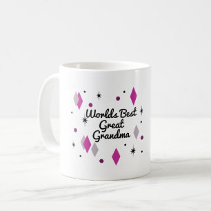 World’s Best Great Grandma Midcentury Coffee Mug