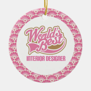 World’s Best Interior Designer Gift Ornament