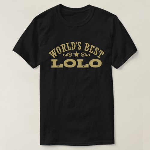 Worlds Best Lolo T_Shirt