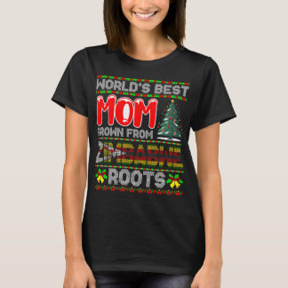 World’s Best Mom Grown Zimbabwe Christmas Gift  T-Shirt