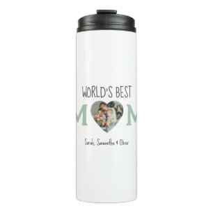 World’s Best Mom – Photo Collage Gift    Thermal Tumbler