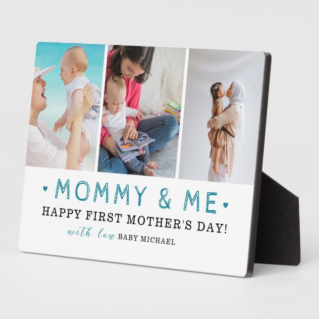   World’s Best Mommy – Happy 1st Mother’s Day  Plaque (Side)