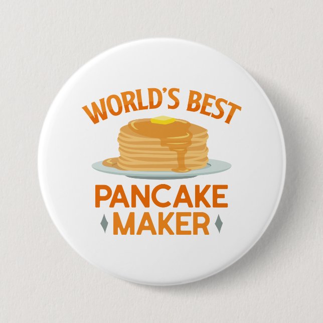 World’s Best Pancakes Maker Button (Front)