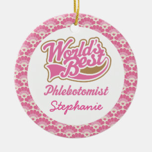 World’s Best Phlebotomist Personalized Ornament