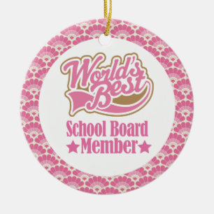 World’s Best School Board Member Gift Ornament