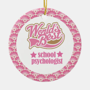World’s Best School psychologist Gift Ornament