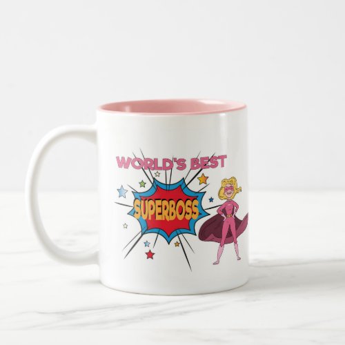 Worlds best SUPERBOSS  Funny boss mug  Women