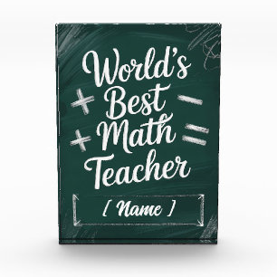World’s Best Teacher Chalkboard Gift