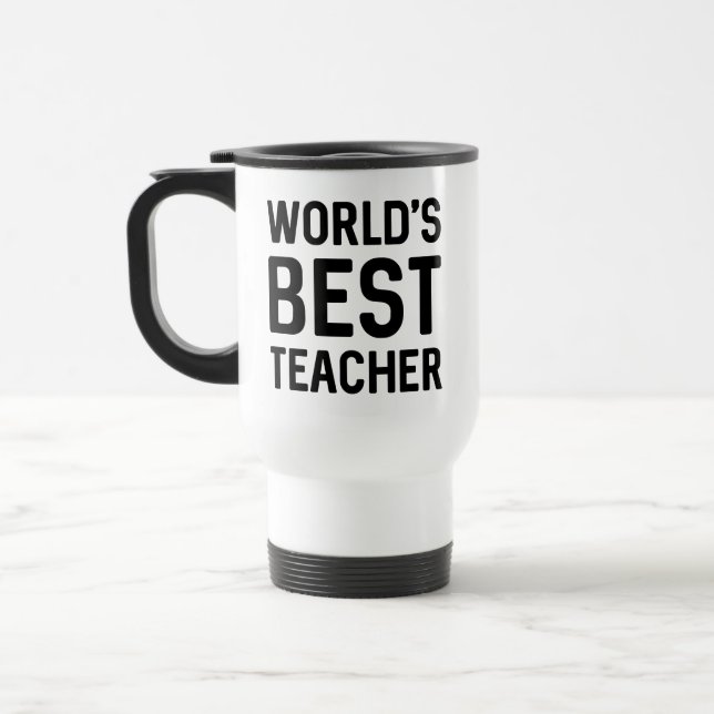 World’s Best Teacher Travel Mug (Left)