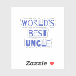 World’s Best Uncle Sticker